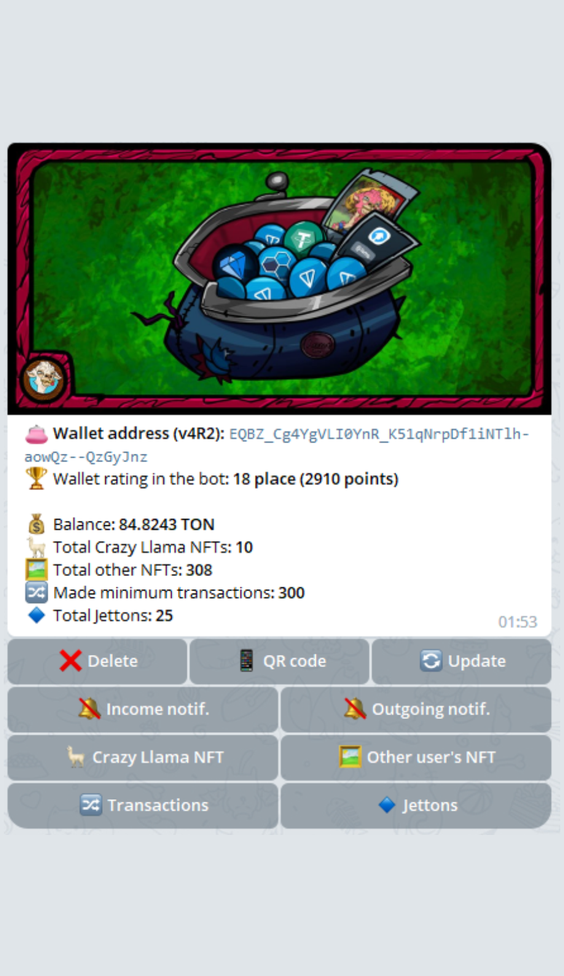 Crazy Llama Bot 5