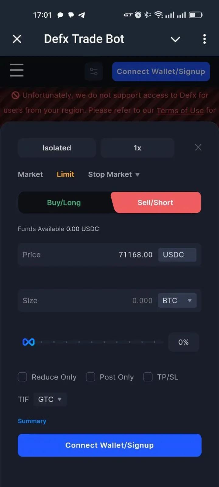 Defx — Trade Perps 4