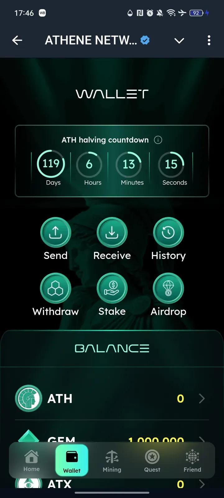 ATHENE NETWORK Telegram Screenshot 2
